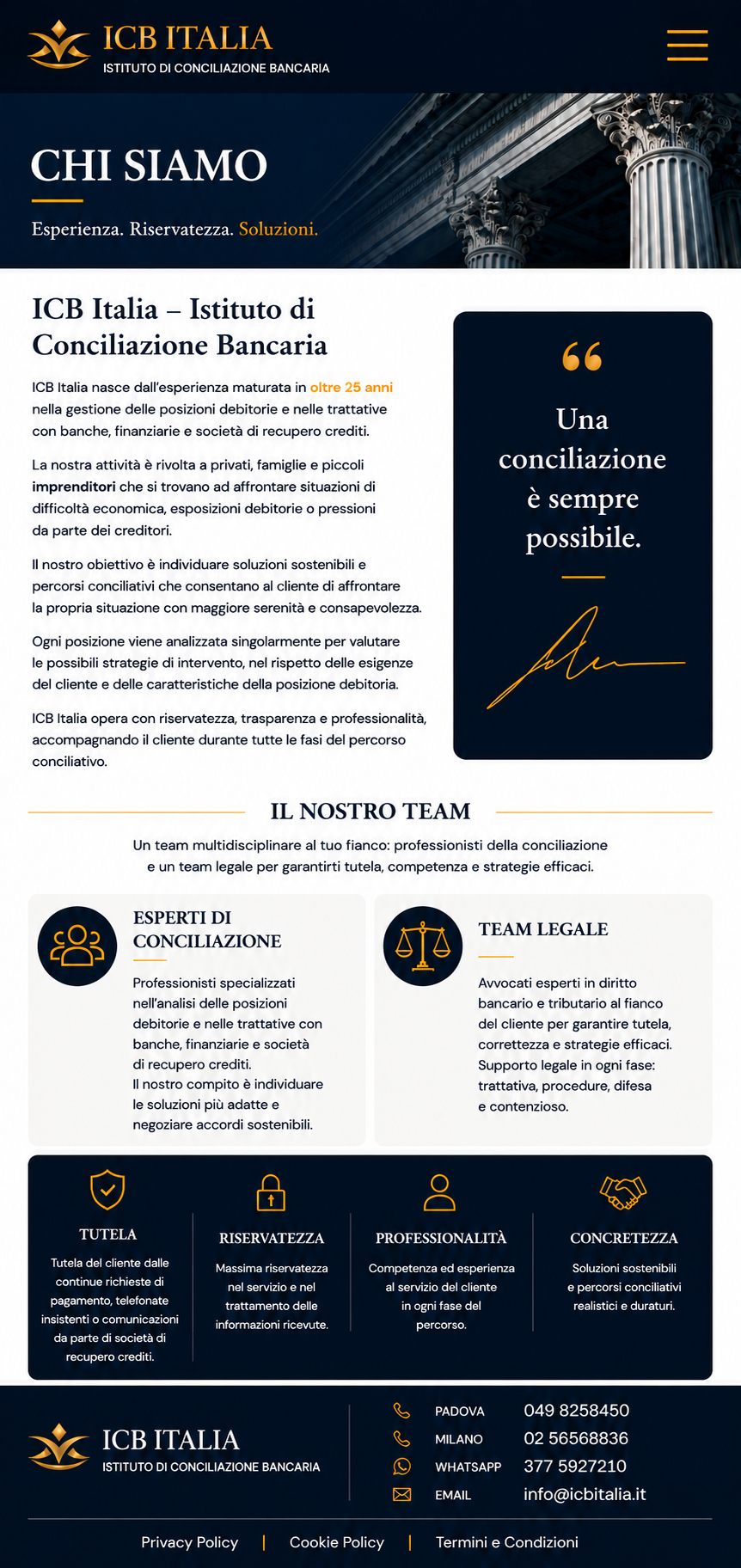 Chi siamo ICB Italia mobile